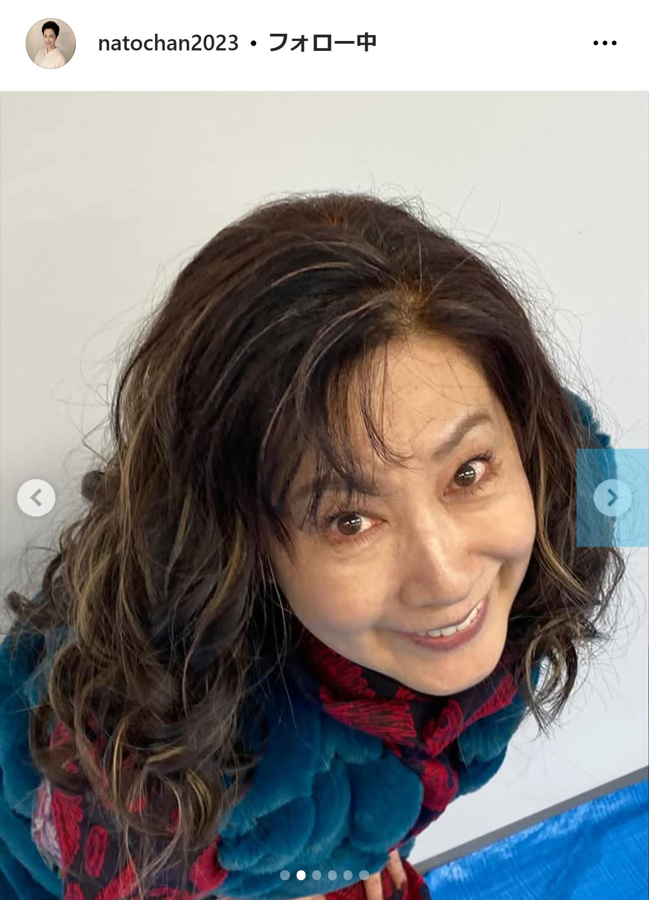 名取裕子のインスタグラムから