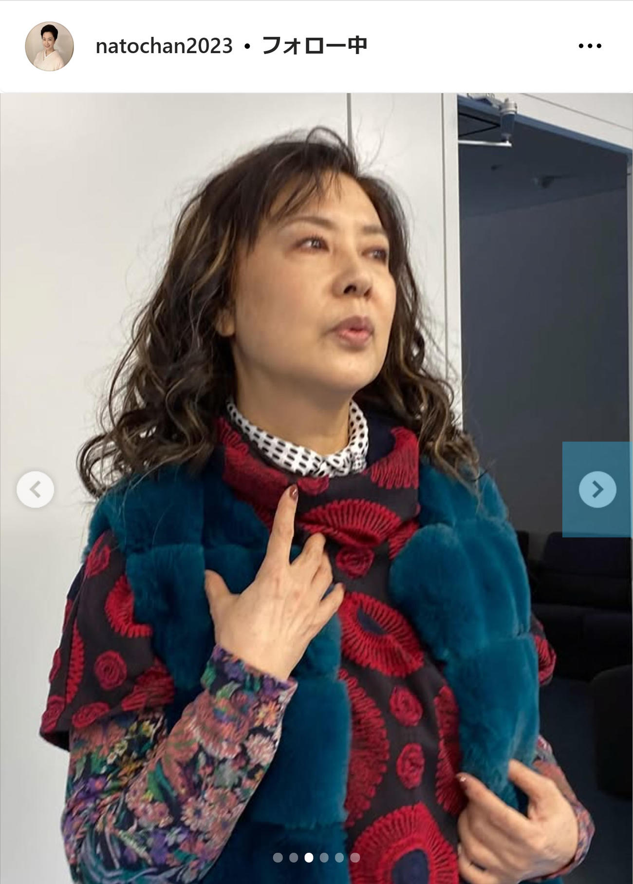 名取裕子のインスタグラムから