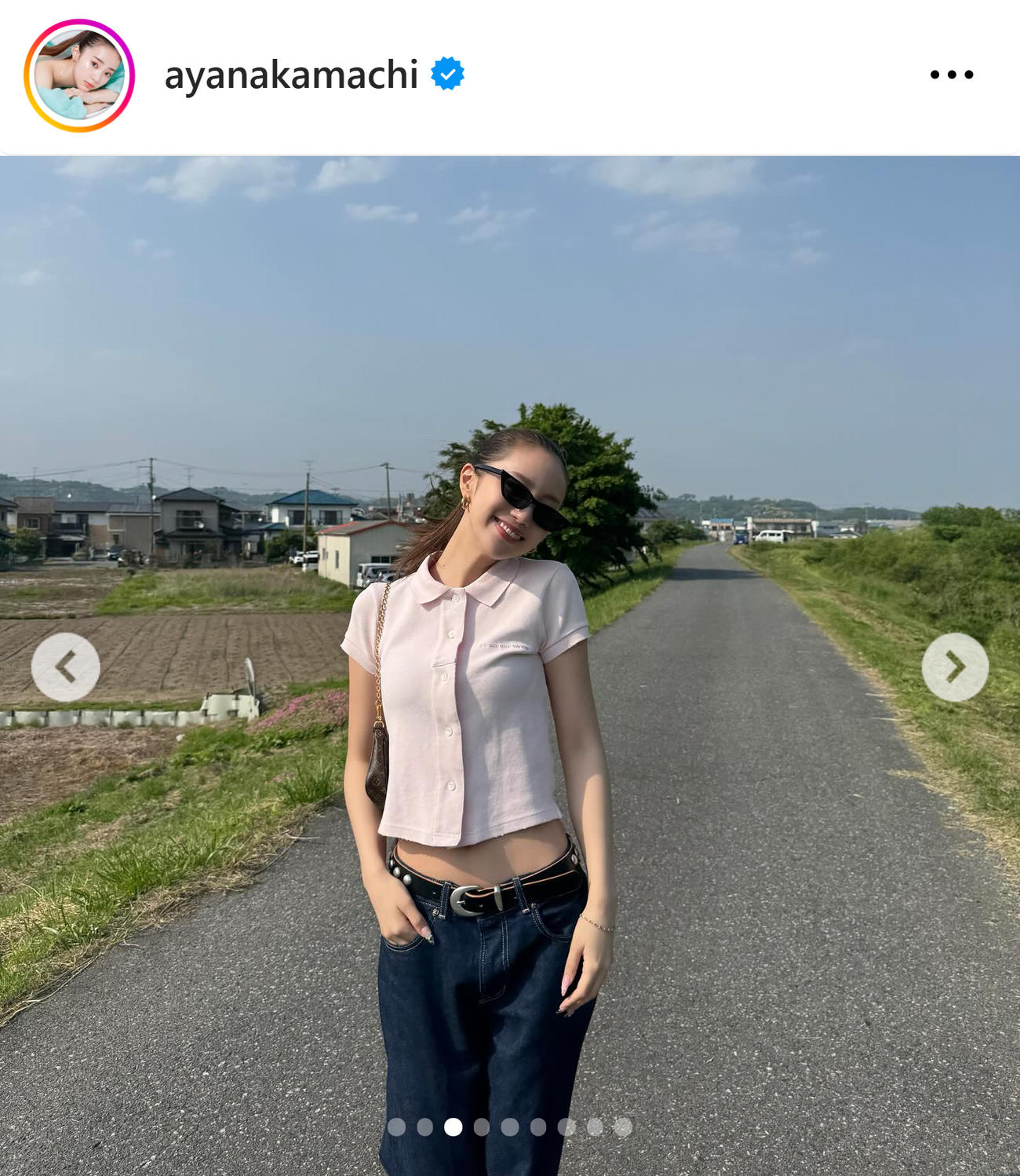 中町綾のインスタグラムから