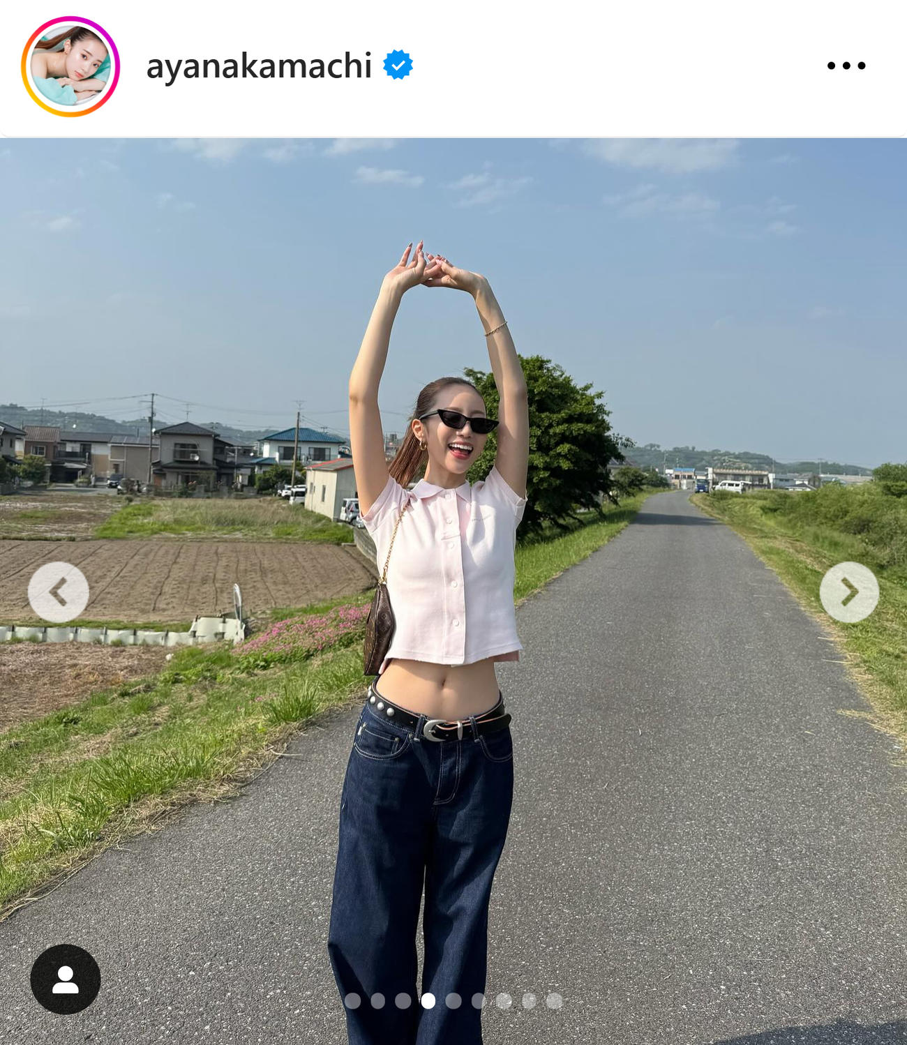 中町綾のインスタグラムから