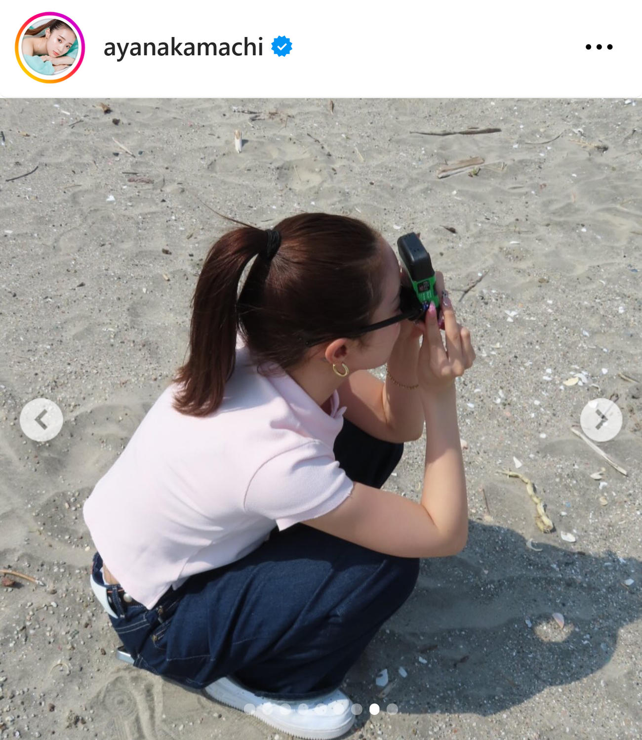 中町綾のインスタグラムから