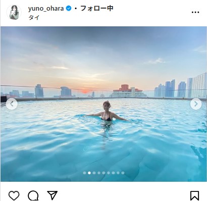 大原優乃のインスタグラムから