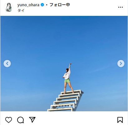 大原優乃のインスタグラムから