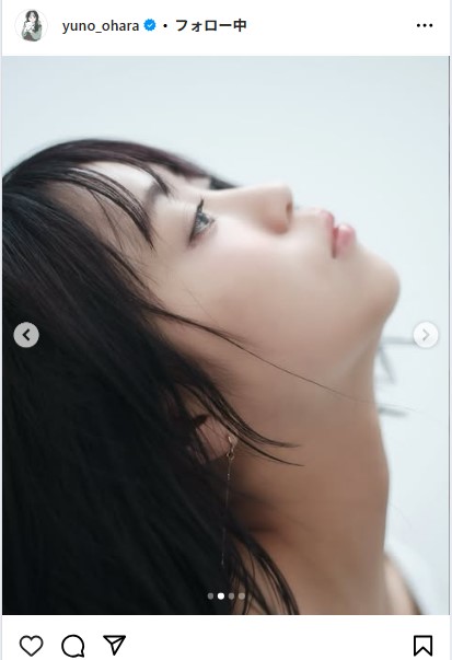 大原優乃のインスタグラムから