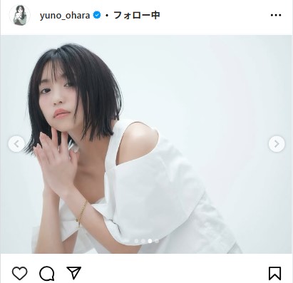 大原優乃のインスタグラムから