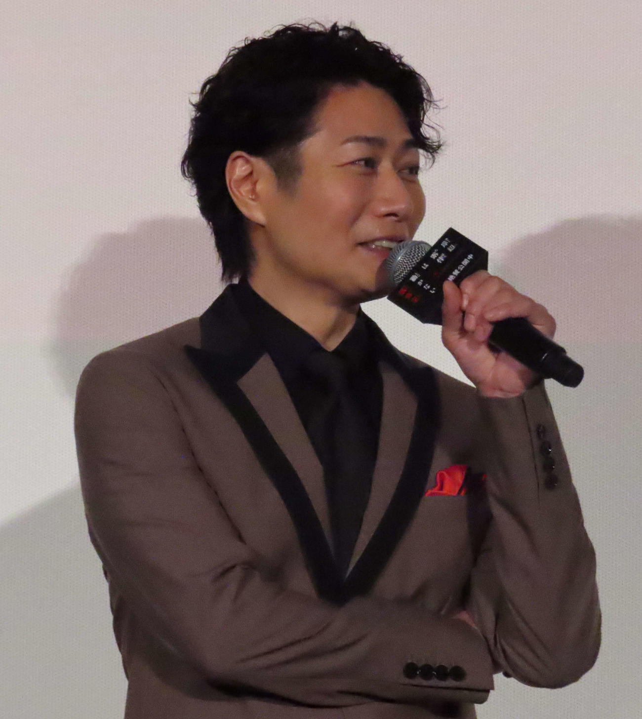 「岸部露伴は動かない　懺悔室」公開記念舞台あいさつに出席した戸次重幸