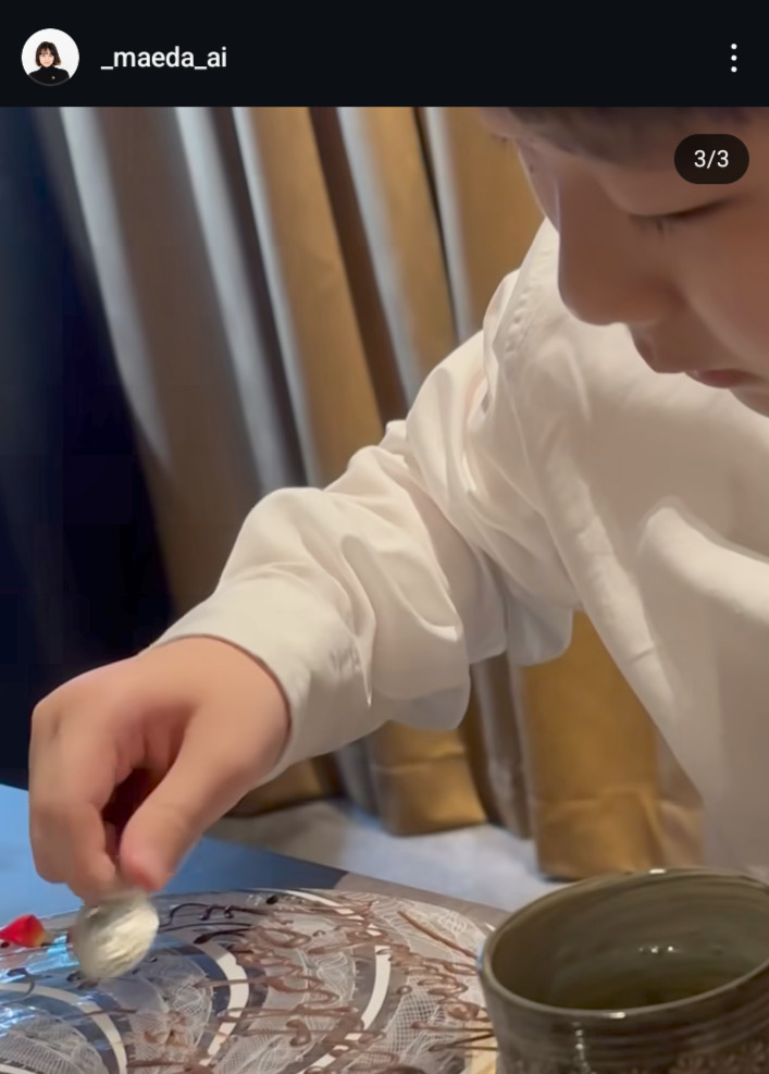 前田愛のインスタグラムから