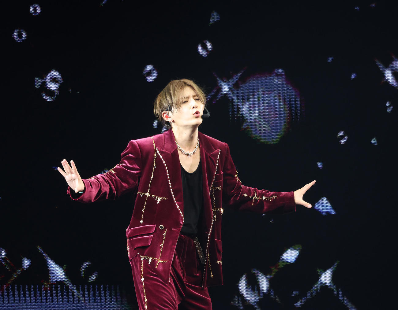 ソロコンサート「Ryosuke Yamada LIVE TOUR 2025 RED」を開催したHey！Say！JUMPの山田涼介（撮影・中島郁夫）