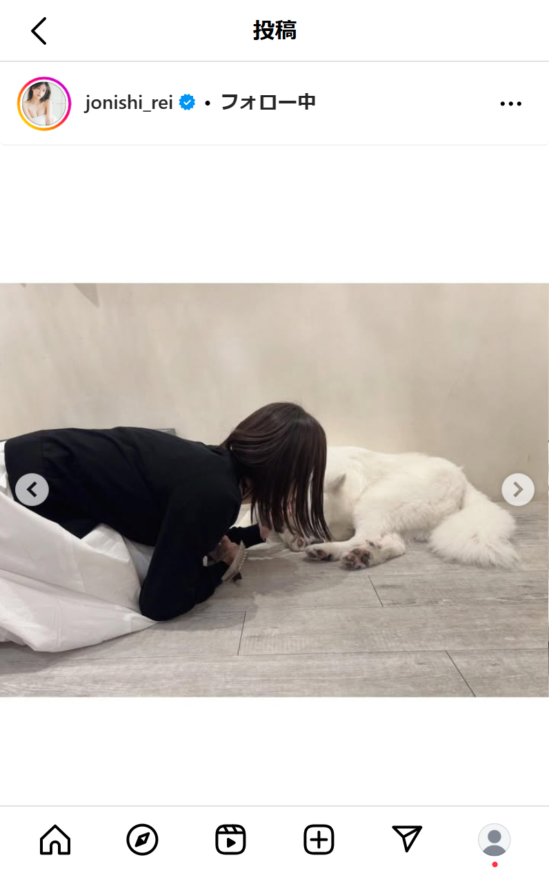 上西怜のインスタグラムから