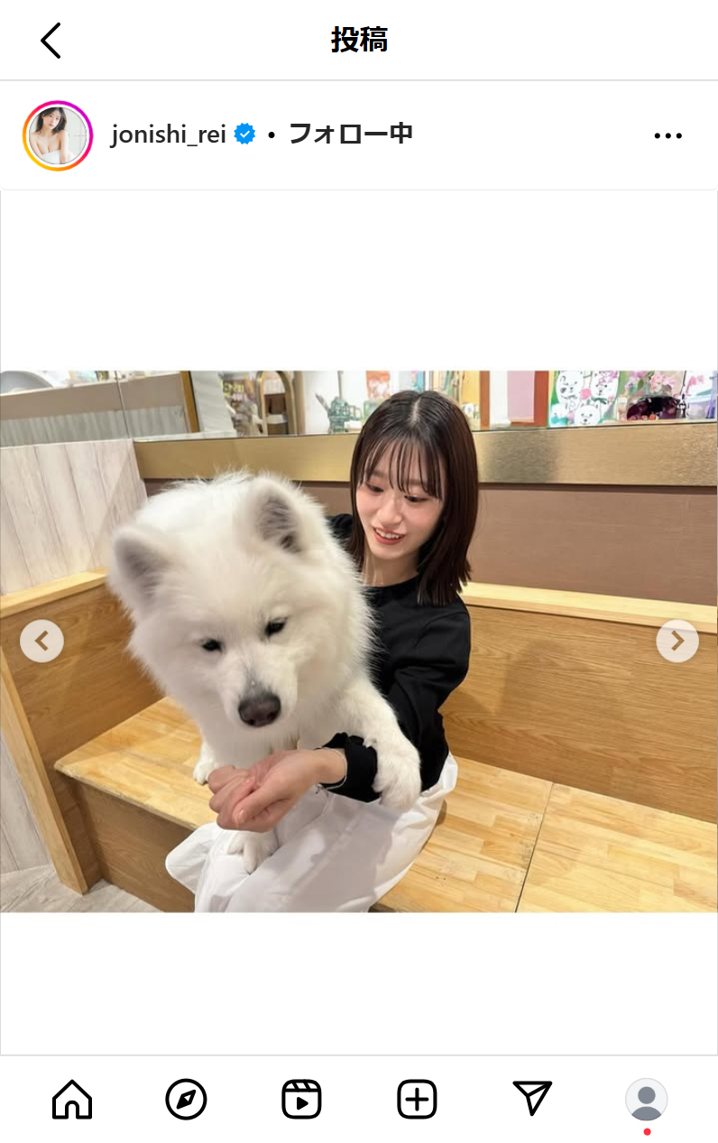 上西怜のインスタグラムから