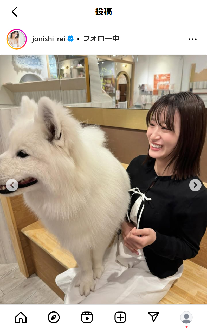 上西怜のインスタグラムから