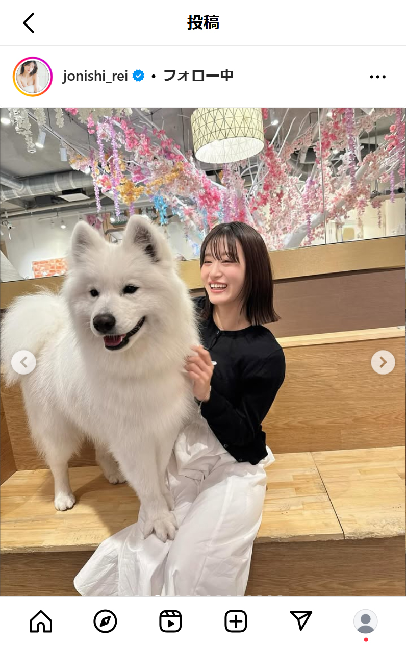 上西怜のインスタグラムから