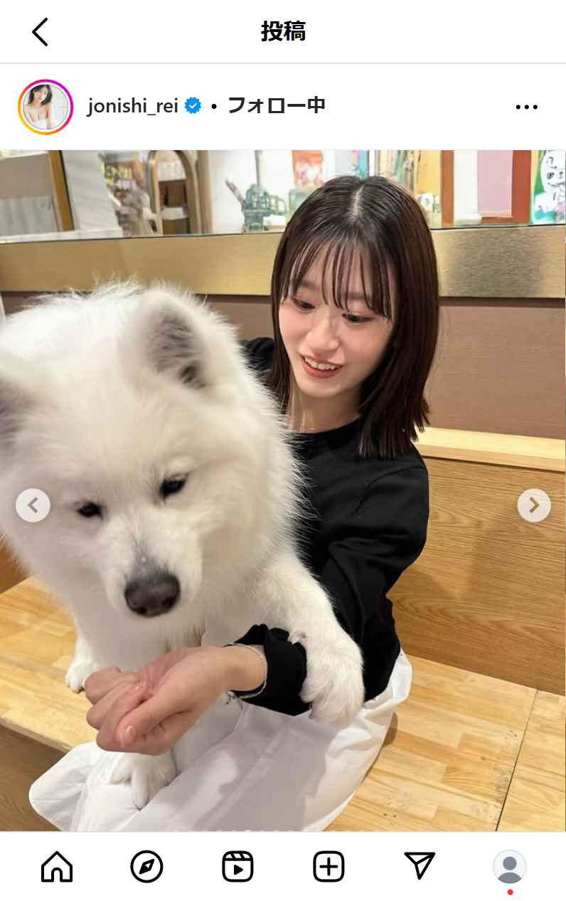 上西怜のインスタグラムから