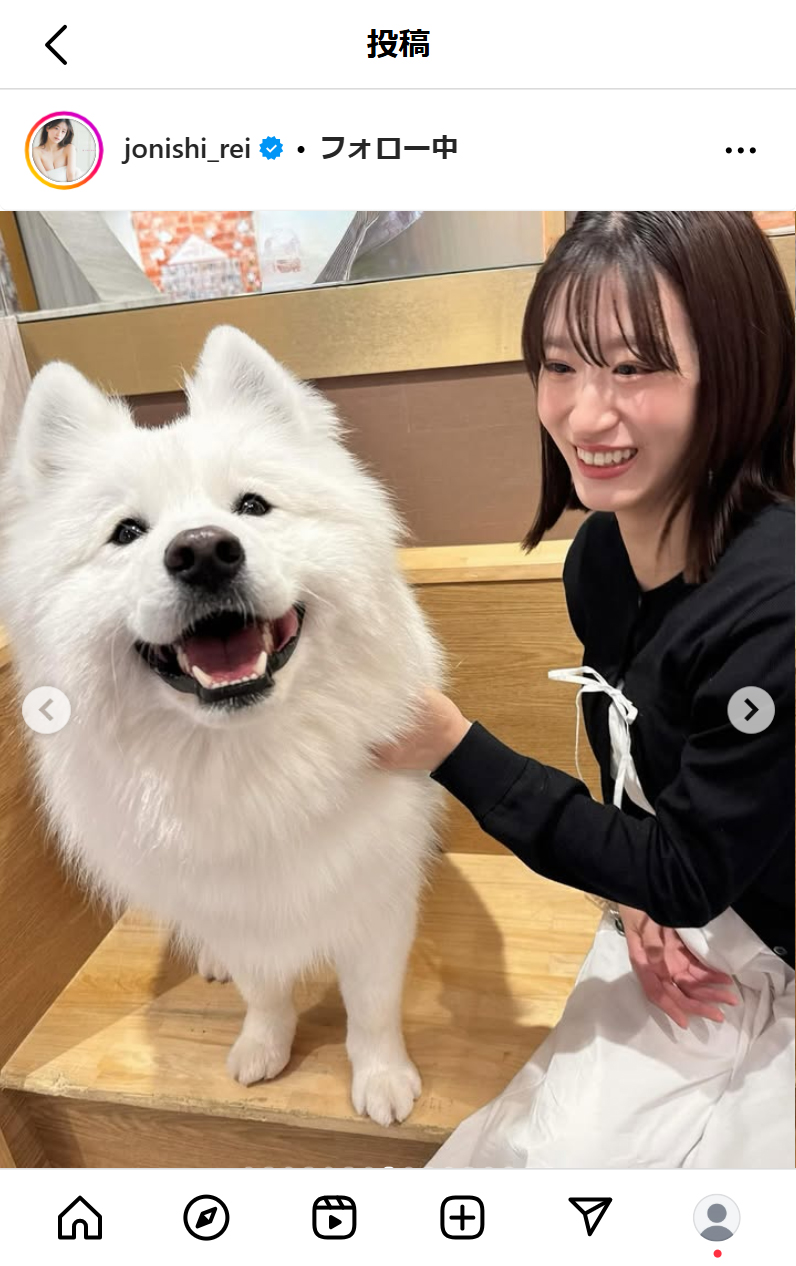 上西怜のインスタグラムから