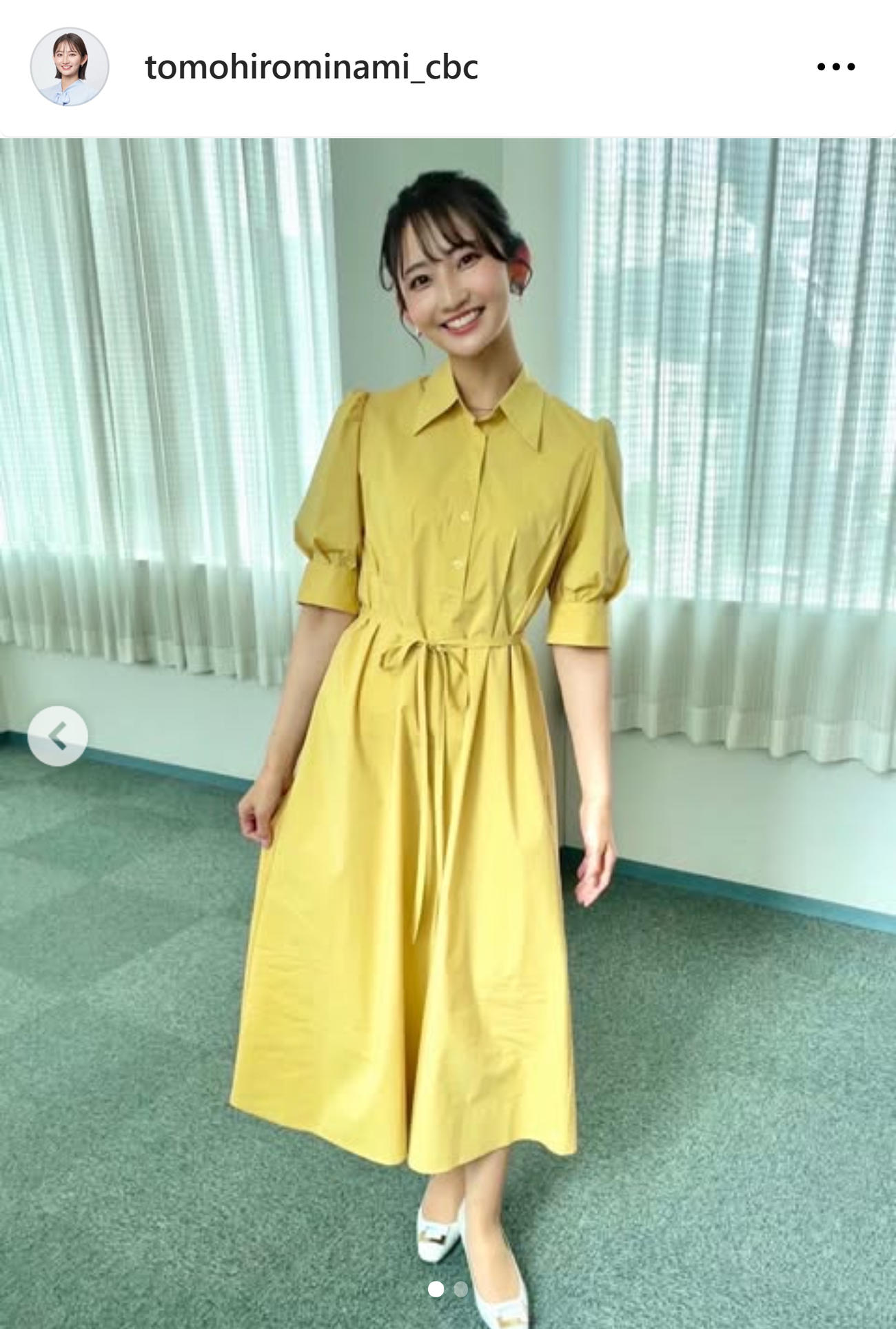 CBC友廣南実アナのインスタグラムから