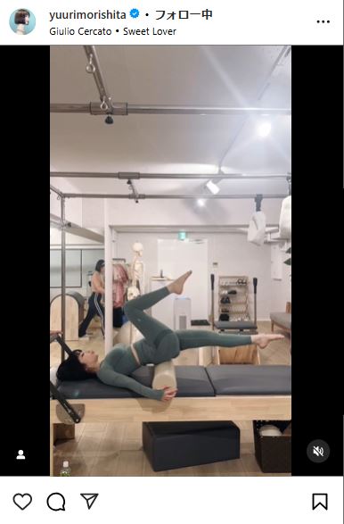 森下悠里のインスタグラムから
