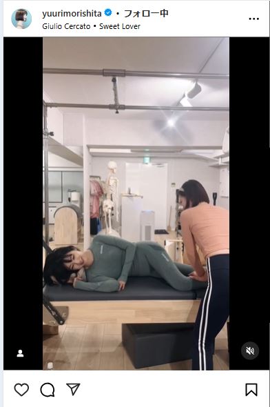 森下悠里のインスタグラムから