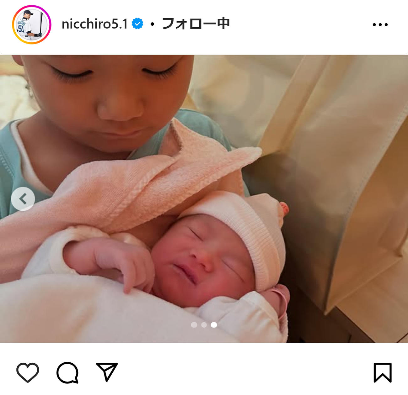 ニッチローのインスタグラムから