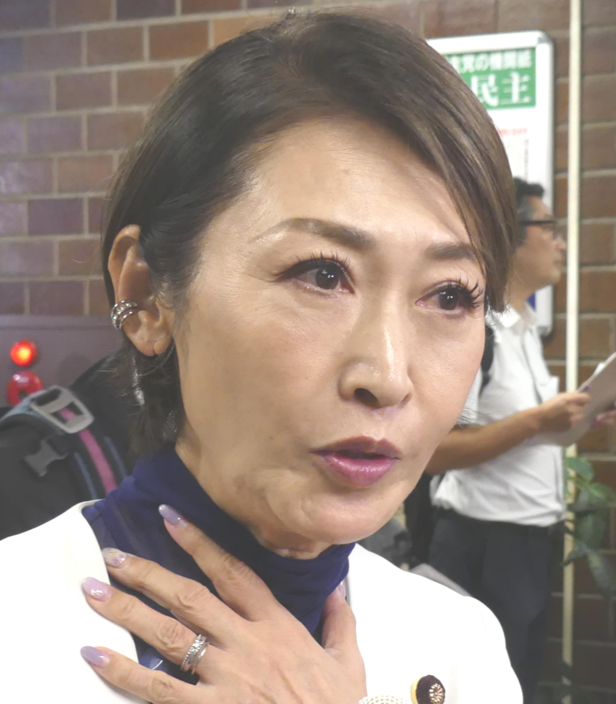 こども政策担当相を務める三原じゅん子氏（2024年9月撮影）