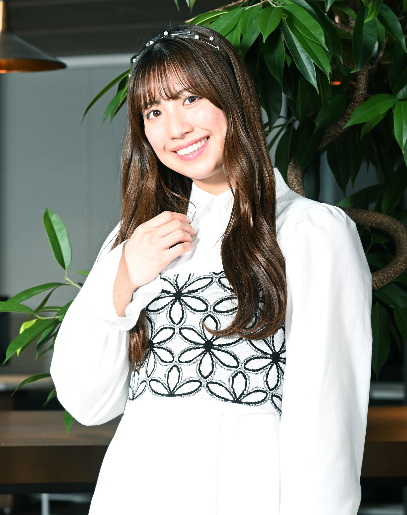 1st写真集「無敵の素顔」を発売する東京女子プロレスで活躍する元SKE48の荒井優希（25年5月撮影）