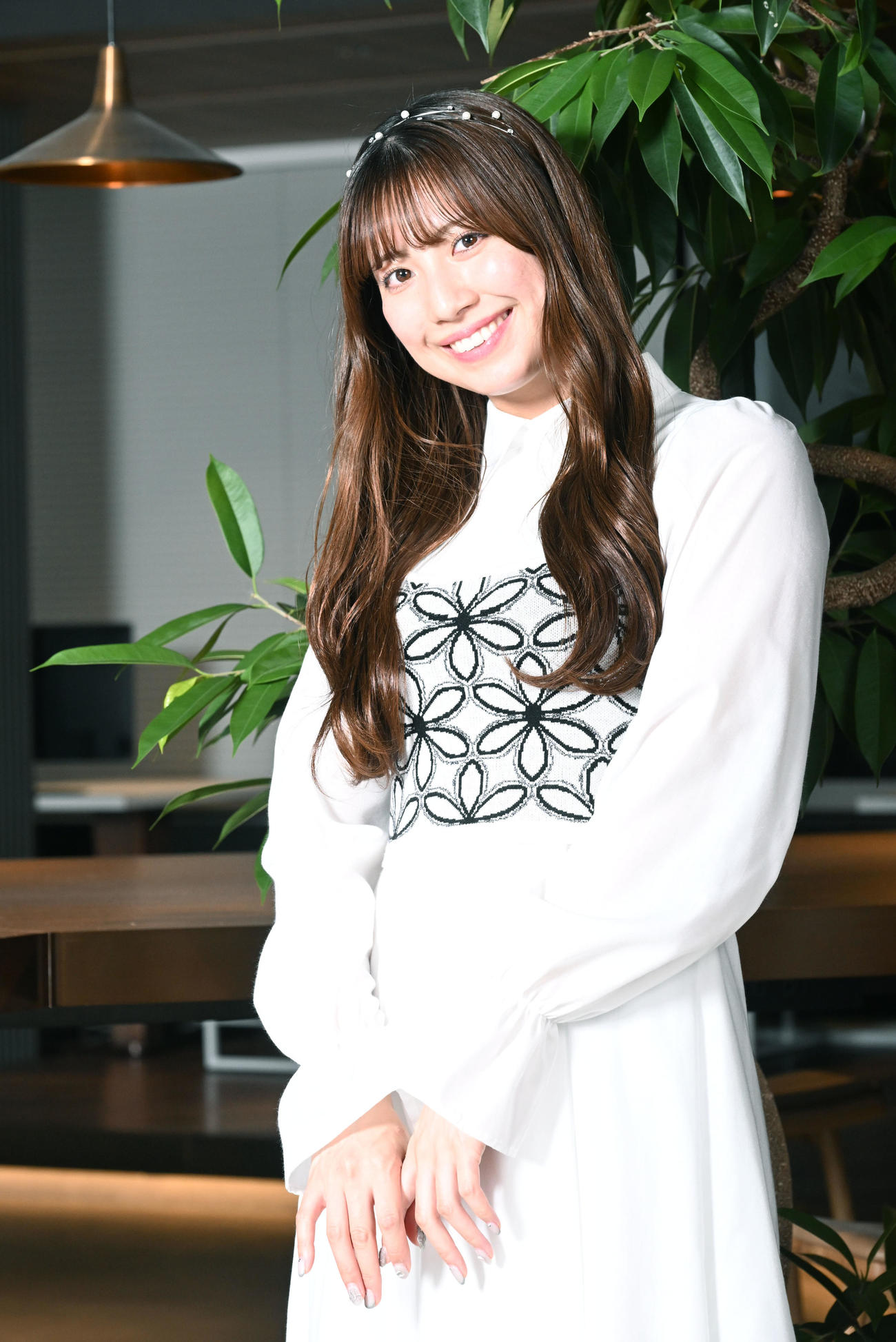 1st写真集「無敵の素顔」を発売する東京女子プロレスで活躍する元SKE48の荒井優希（25年5月撮影）