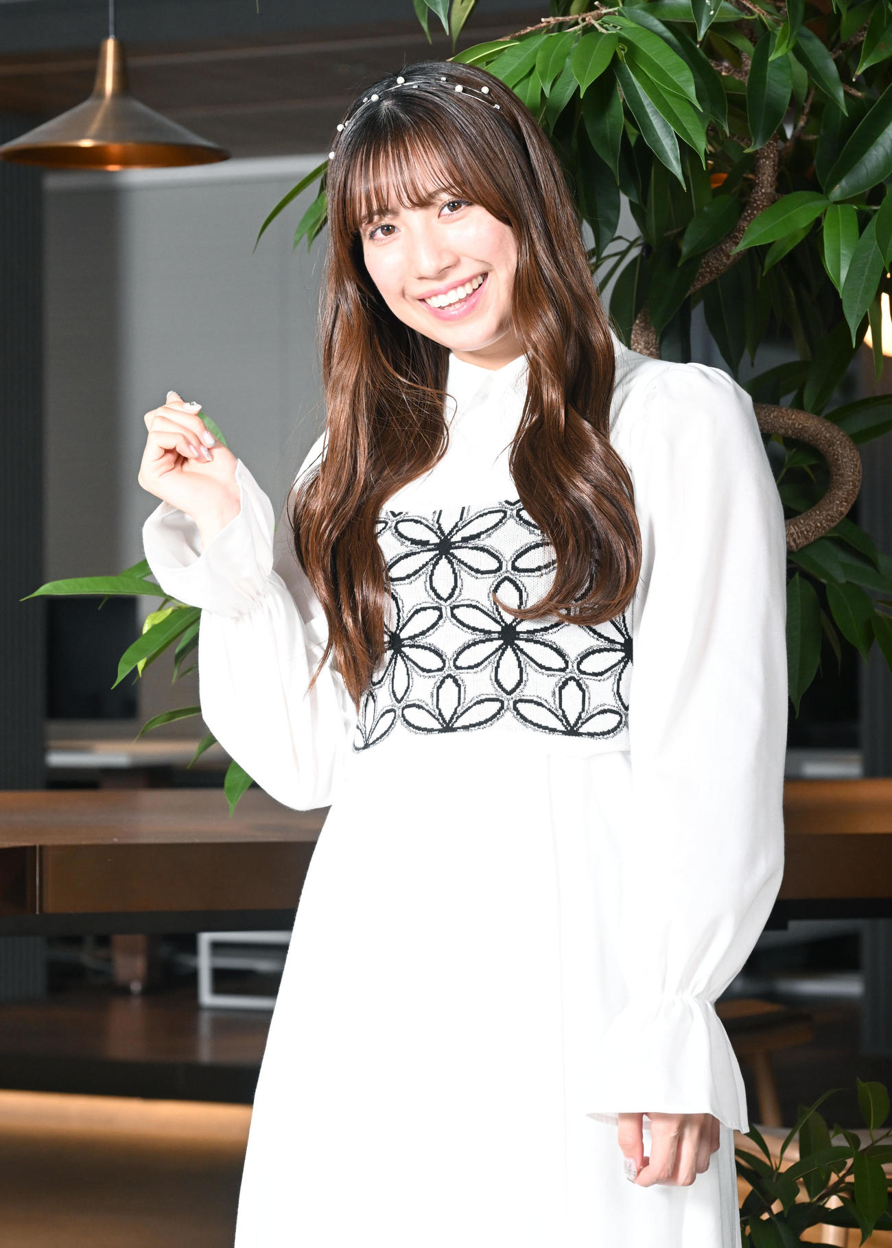 1st写真集「無敵の素顔」を発売する東京女子プロレスで活躍する元SKE48の荒井優希（25年5月撮影）