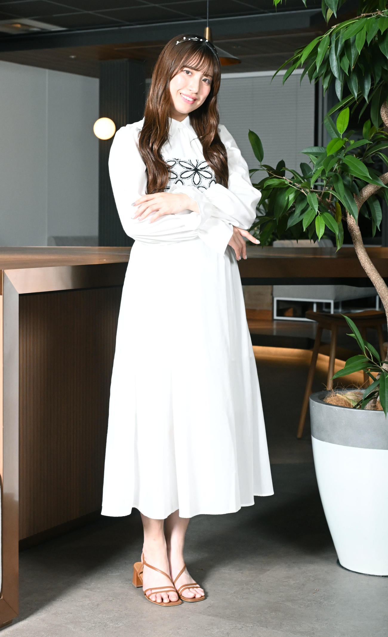 1st写真集「無敵の素顔」を発売する東京女子プロレスで活躍する元SKE48の荒井優希（25年5月撮影）