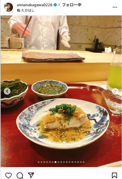 中川杏奈のインスタグラムから