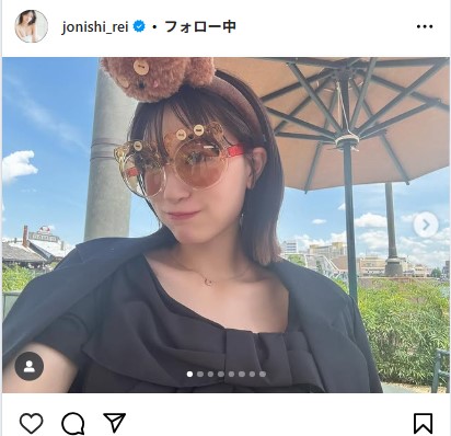 上西怜のインスタグラムから