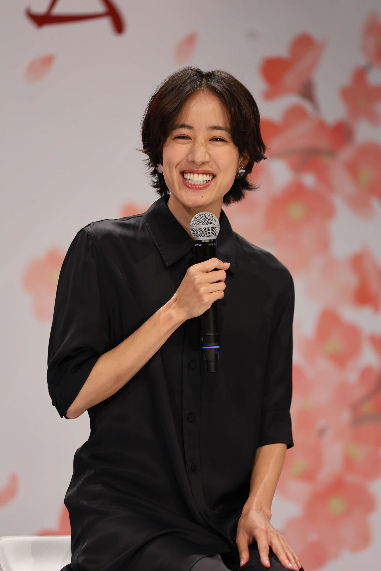 朝ドラタイトルはブラッサム。宇野千代さんが題材。主演石橋静河（撮影・西尾就之）