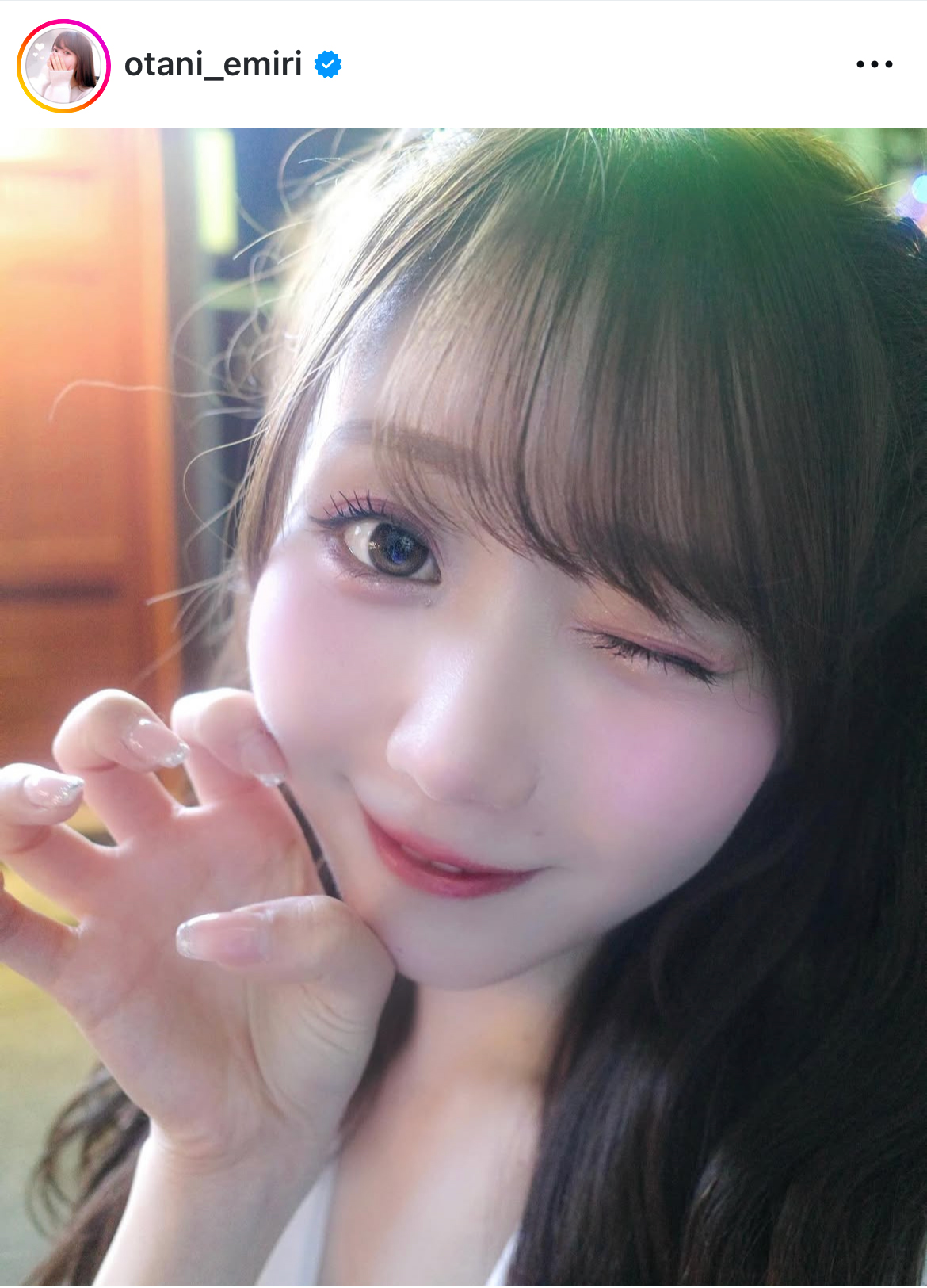 大谷映美里のインスタグラムから