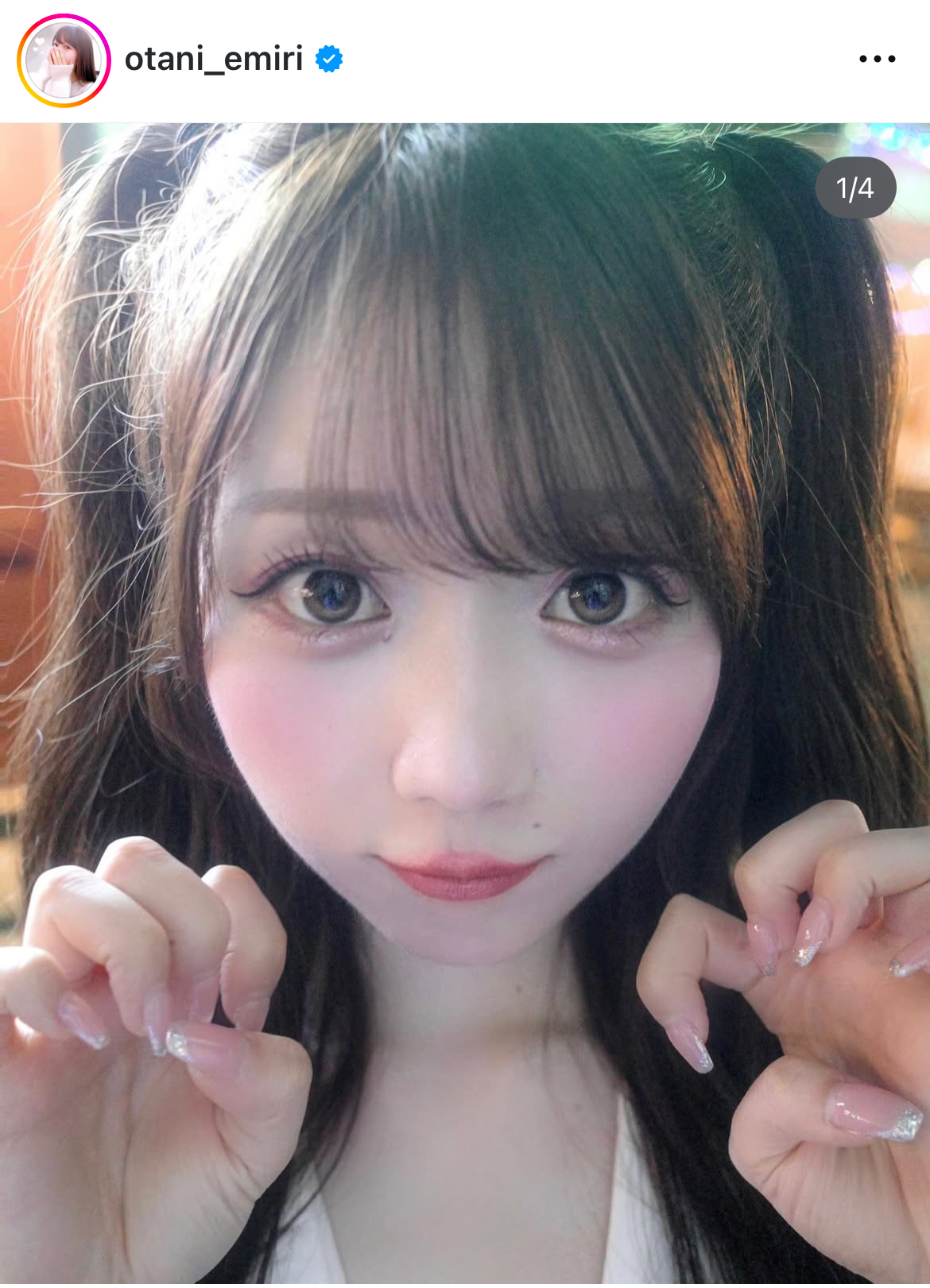 大谷映美里のインスタグラムから