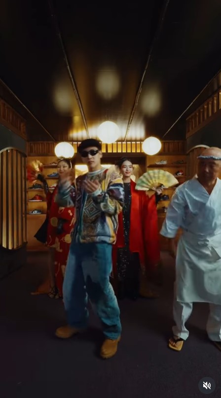 BE:FIRSTのインスタグラムに投稿されたRYOKIのダンスシーン