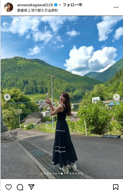 中川杏奈のインスタグラムから