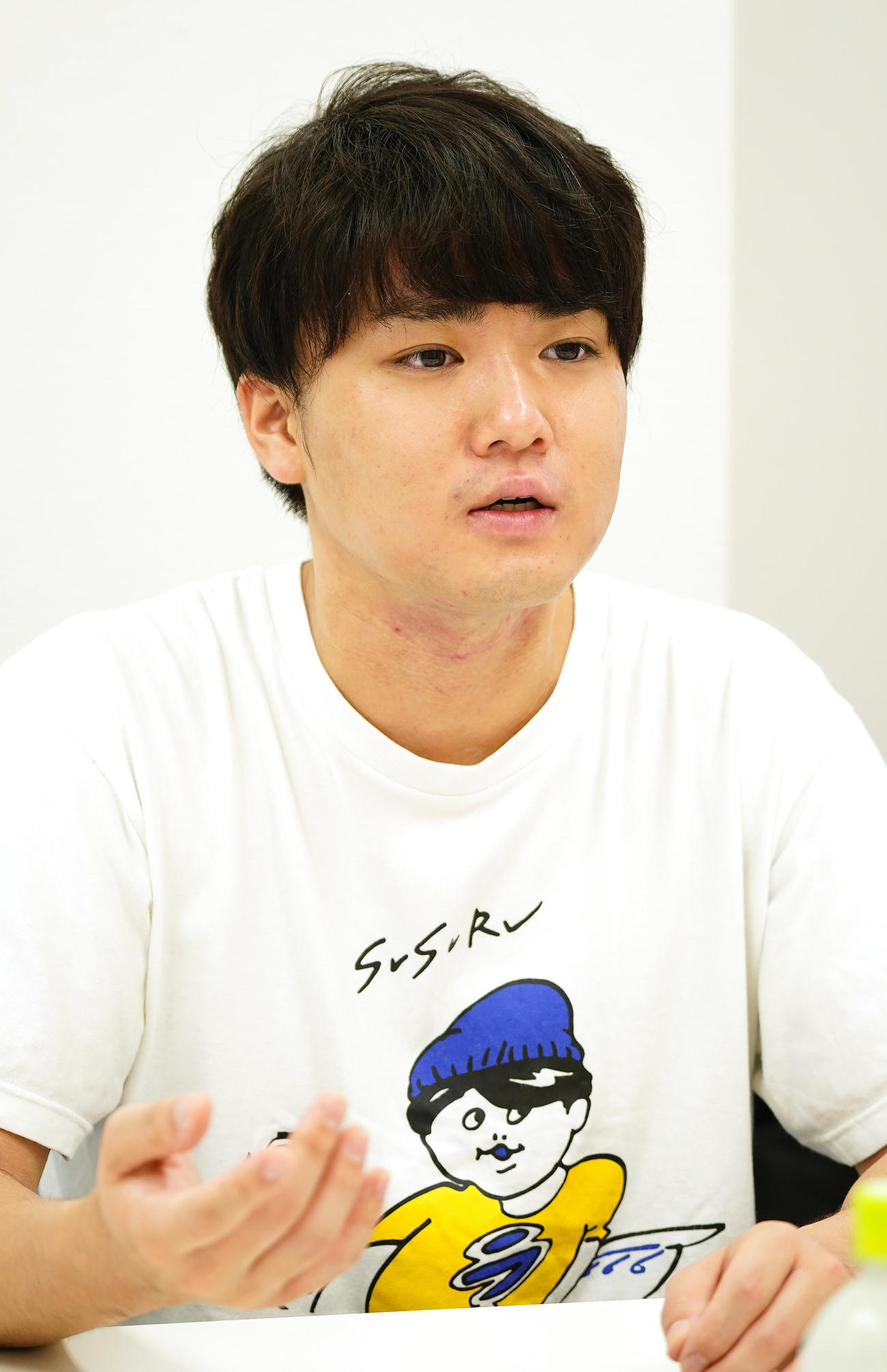 ユーチューバーのSUSURU（2020年9月撮影）