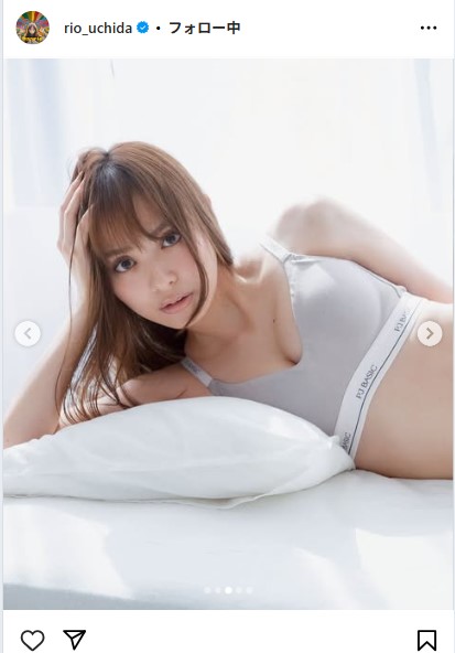 内田理央のインスタグラムから