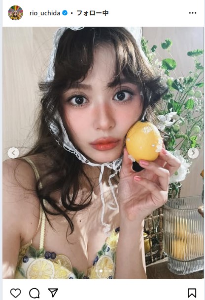内田理央のインスタグラムから