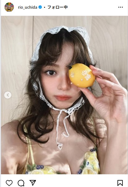 内田理央のインスタグラムから