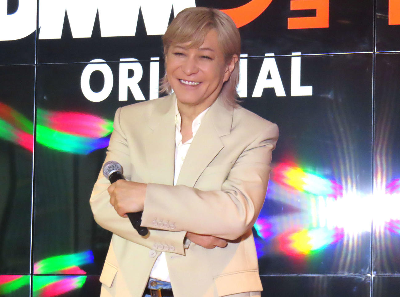 「DMM TV　ショートドラマシリーズ発表会」に登壇した小室哲哉