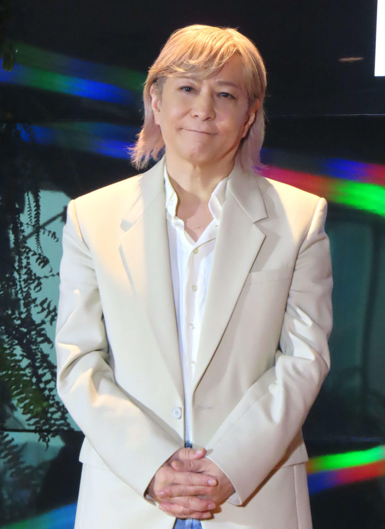 「DMM TV　ショートドラマシリーズ発表会」に登壇した小室哲哉
