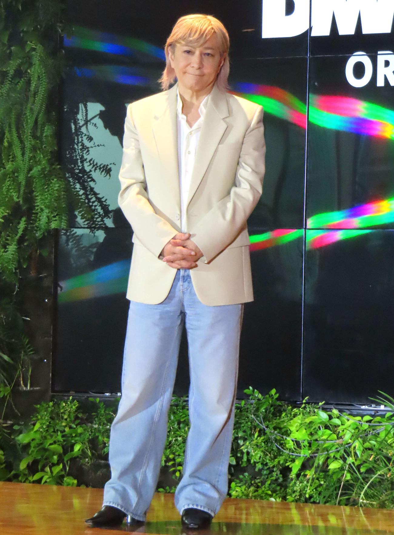 「DMM TV　ショートドラマシリーズ発表会」に登壇した小室哲哉
