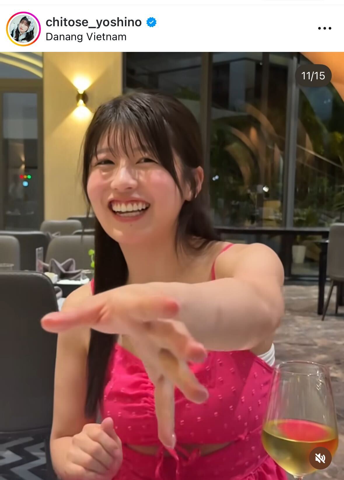 ちとせよしののインスタグラムから