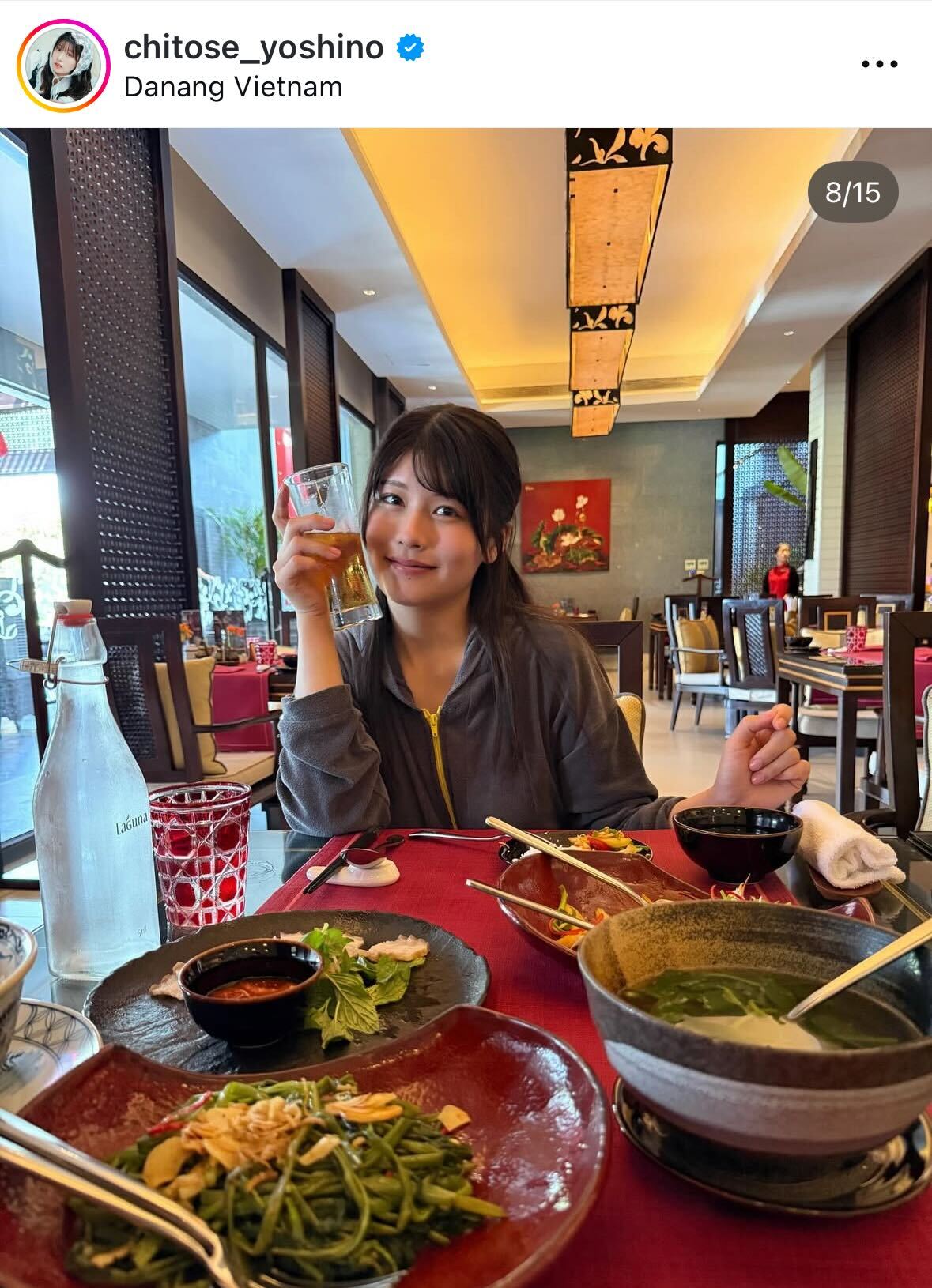 ちとせよしののインスタグラムから