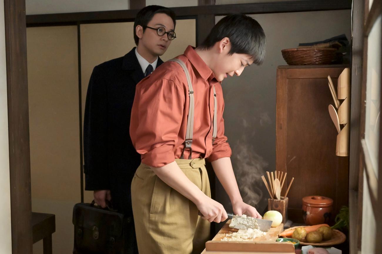NHK連続テレビ小説「あんぱん」の1場面（C）NHK