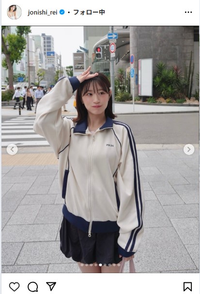 上西怜のインスタグラムから