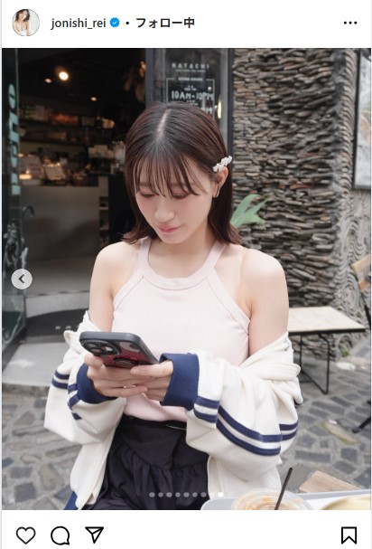 上西怜のインスタグラムから