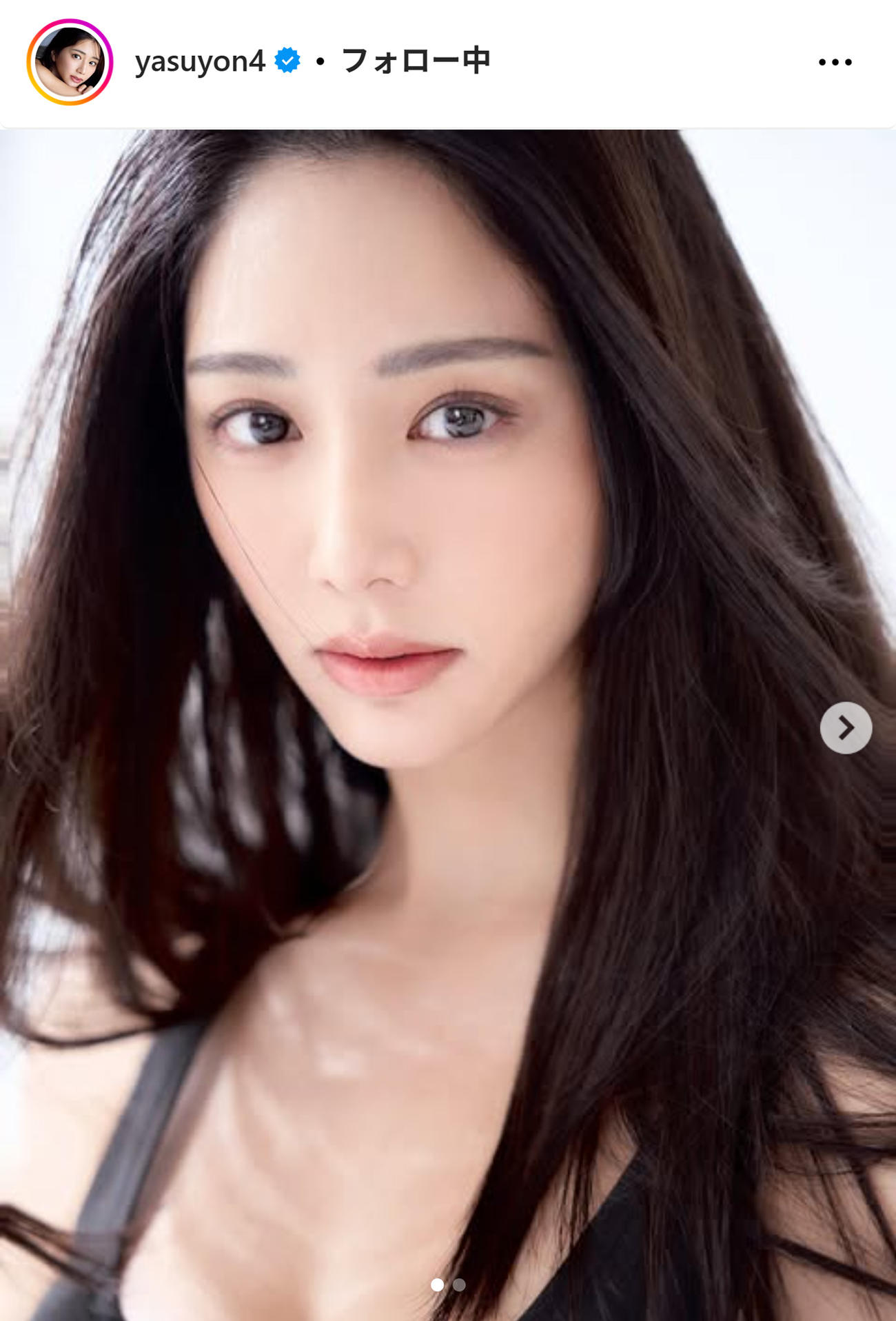 斎藤恭代の新しい宣材写真（インスタグラムから）
