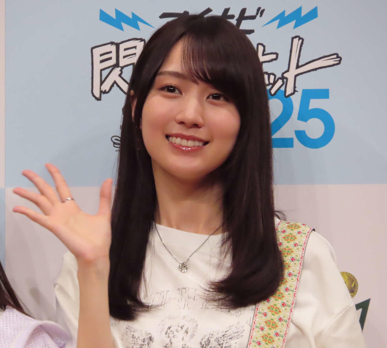 「マイナビ　閃光ライオット2025 produced by SCHOOL OF LOCK！」応援アンバサダープレス発表会に出席した賀喜遥香