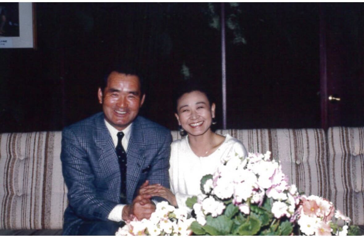 若き日の加藤登紀子と長嶋茂雄さん（ブログから）
