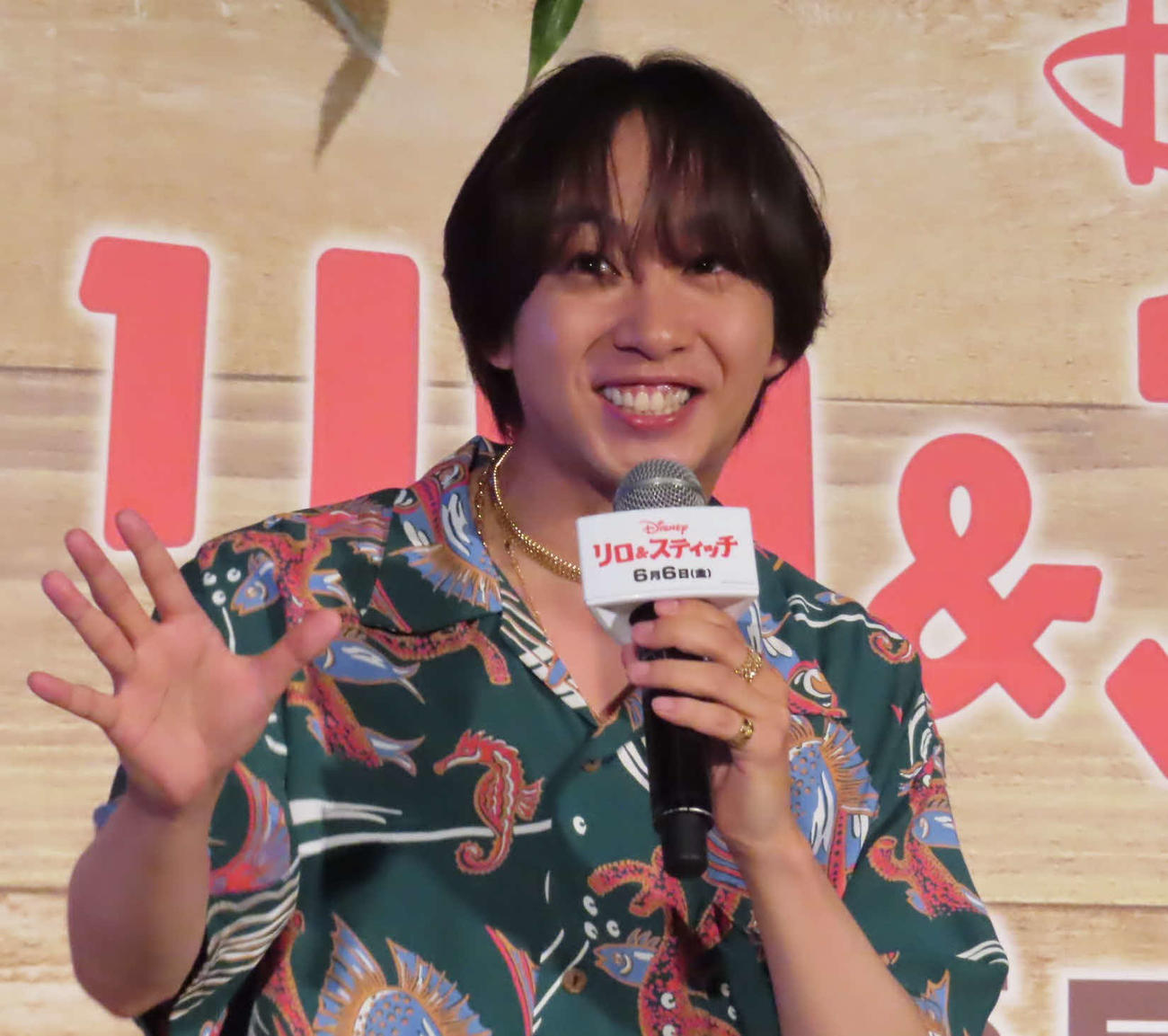 映画「リロ＆スティッチ」号泣上映会に出席した中村海人